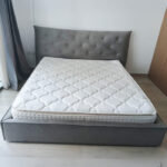 Used King Bed with Mattress | Second Hand Upholstered King Size Bed