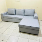 Ikea L-Shaped Sectional Sofa (Light Grey) | Used Sofa & Living Room Sofa