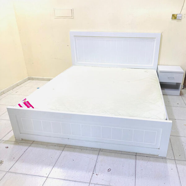 Used King Bed with Storage, Mattress & 1 Side Table - view 2