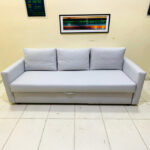 Ikea 3-Seater Sofa Bed with New Upholstery | Used Sofa & Living Room Sofa