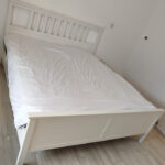 Used King Bed with Mattress | White Bedroom Furniture UAE