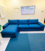 Ikea L-Shaped Sectional Sofa with New Upholstery | Used Sofa & Living Room Sofa