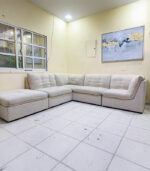 Modern Modular L-Shaped Sectional Sofa (Light Beige) | Used Sofa & Living Room Sofa - Image 2