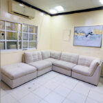 Modern Modular L-Shaped Sectional Sofa (Light Beige) | Used Sofa & Living Room Sofa