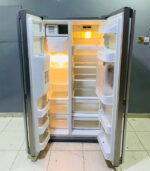 Titanium LG Side-by-Side Refrigerator with One Touch Home Bar & Water Dispenser | Used Fridge & Pre-Owned Home Appliances - Image 2