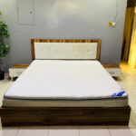 Pre-Owned King Size Bed Set with Mattress & 2 Side Tables — Used Master Bedroom Furniture