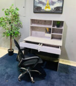 Pre-Owned Study Table with Hutch and Chair — Used Student Desk Set with Storage
