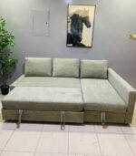 Modern L-Shape Sofa Bed with Storage & New Upholstery — Sectional Sleeper Couch - Image 3