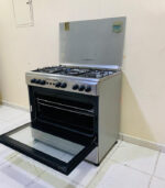Nikai 90x60cm 5-Burner Freestanding Gas Cooker with Grill & Turnspit | Used Gas Stove & Pre-Owned Kitchen Appliance - Image 3