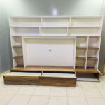 Large Modern TV Wall Unit and Entertainment Center with Storage | Used TV Table & Pre-Owned Living Room Furniture