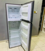 Pre-Owned Hisense Silver Double-Door Refrigerator — Used Top-Freezer Fridge & Kitchen Appliance - Image 3