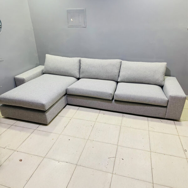 Pre-Owned IKEA L-Shape Sofa – Modern Fabric Sectional Couch - used furniture UAE
