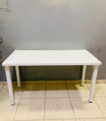 Pre-Owned Minimalist White Study Desk — Used Student & Office Table - Image 2