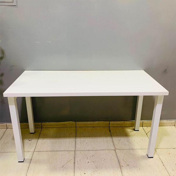 Pre-Owned Minimalist White Study Desk - view 2