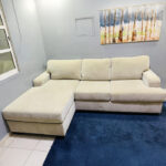 Pre-Owned L-Shape Sofa – Modern Fabric Sectional Couch