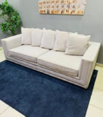 Pre-Owned 4-Seater Fabric Sofa – Modern Living Room Couch - Image 2