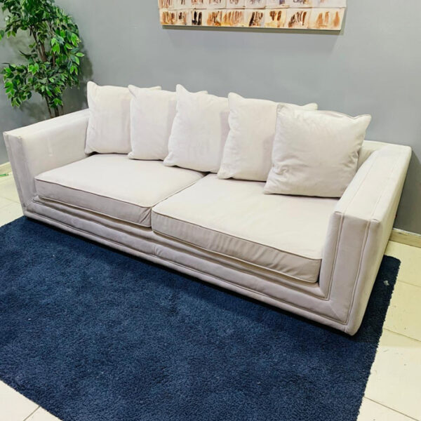 Pre-Owned 4-Seater Fabric Sofa – Modern Living Room Couch - view 2