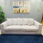 Pre-Owned 4-Seater Fabric Sofa – Modern Living Room Couch