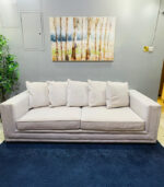 Pre-Owned 4-Seater Fabric Sofa – Modern Living Room Couch