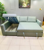 Modern L-Shape Sofa Bed with Storage & New Upholstery — Sectional Sleeper Couch - Image 5