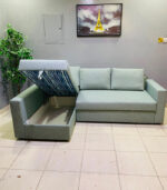 Modern L-Shape Sofa Bed with Storage & New Upholstery — Sectional Sleeper Couch - Image 4