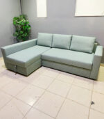 Modern L-Shape Sofa Bed with Storage & New Upholstery — Sectional Sleeper Couch - Image 3