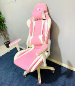Pre-Owned Blitzed Pink & White Ergonomic Gaming Chair - Image 2